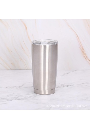 Gümüş Termal Kupa Bira Bardağı Tumbler Paslanmaz Çelik Çift Duvar Vakum Yalıtımlı Kahve Çay Kupa Geniş Ağızlı Su Şişesi Drinkware Zh
