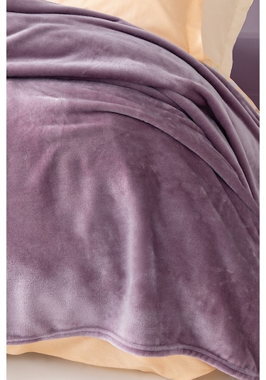 Yataş Bedding Olenna Çift Kişilik Wellsoft Battaniye Kül Moru