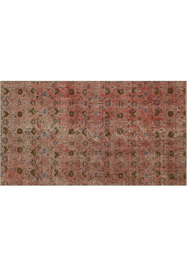 Vıntage Eskıtme El Dokuma Halı 125 X 225 Cm 9585