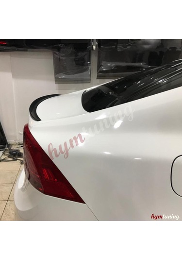 Volvo S60 Spoiler Spoiler Bagaj Üstü Çıta. Parlak Siyah