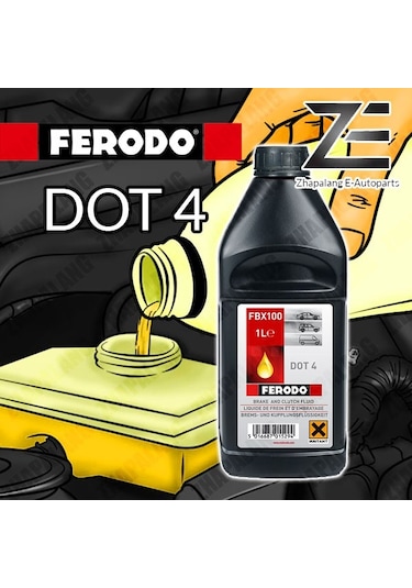 Ferodo Dot4 Fren Hidrolik Yağı 500 ML