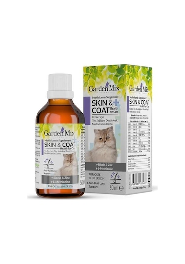 Garden Mix Kedi Tüy Sağlığı Damlası 50 Ml