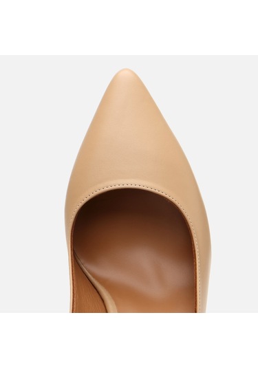 Hotiç Kadın Deri Bej Orta Topuklu Stiletto 01ayh304140a330 Naturel-nude Naturel