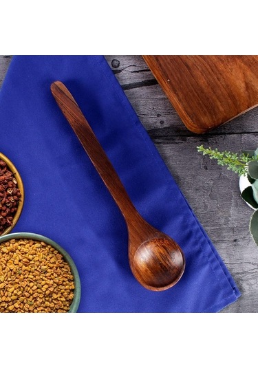 Ulzyvf Yemek Yapışmaz Yapımı Uzun Tenceresi Spatula, Servis Saplı Mutfak Kepçe. Kepçe Kepçe Kepçe Kaşığı. İyi İnç İle İçin İçin En El Çorbası Çorba Bir Aletleri. Ahşap Ahşap 12 Ym