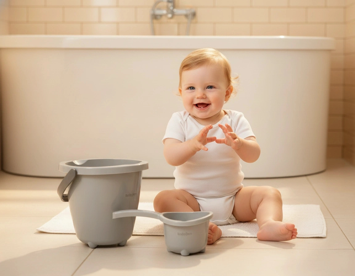 Babyjem 921 Elegant Kova & Maşrapa Set Gri