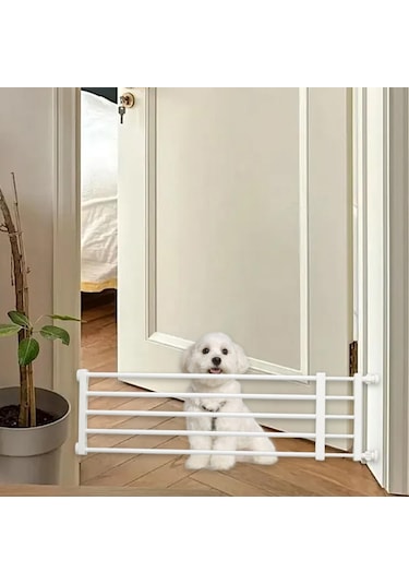 Homyl Geri Çekilebilir Köpek Kapısı Beyaz-yükseklik-24cm
