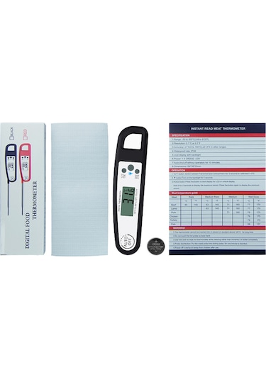 Anlık Okuma Gıda Termometresi Su Geçirmez Elektronik Bbq Termometresi Mutfak Termometresi Gıda Et Termometresi Siyah Anlık Okuma Gıda Termometresi Su Geçirmez Elektronik Bbq Termometresi Mutfak Termometresi Gıda Et Termometresi Siyah