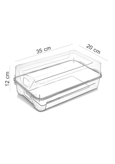 10'lu Şeffaf Erkek Ayakkabı Saklama Kutusu