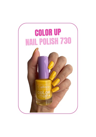 Callista Color Up Nail Polish Oje 730 Wonder Yellow - Sarı