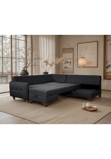 Eymense Cloft Köşe Koltuk Antrasit