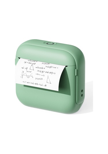 X6 Taşınabilir Mini El Etiket Yazıcısı Termal Baskı Bluetooth Etiket Makinesi Yeşil