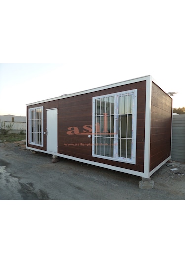 21 M² 1+1 Dış Ahşap Desenli Betopan İç Pvc Lambiri Konut