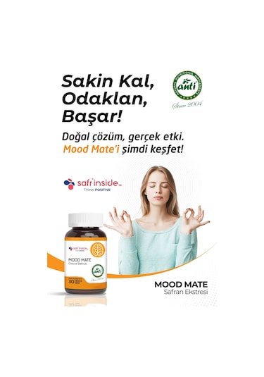 Anti Mood Mate Safran Ekstresi Tableti 30 Tablet