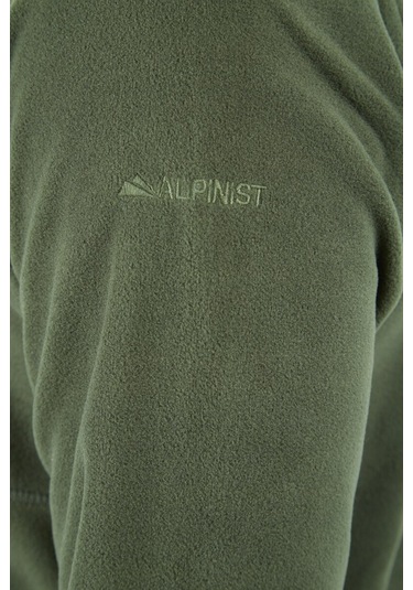 Alpinist Motus Tam Fermuarlı Polar Haki