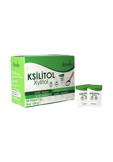 Fibrelle Ksilitol Xylitol Saşe 1 Saşe 5 G