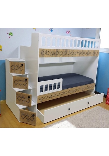 Pretty Mdf Çelik Profilli Yavrulu Ranza Mb M2