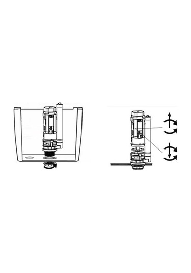 Suntek Magideal Bağlantılı Tuvalet Tankı Tamir Takımları Tuvalet