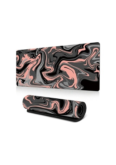 Cbtx 300 X 600 X 3mm Soyut Sıvı Desenli Mouse Pad Büyük Kaymaz Kauçuk Mouse Pad - Stil D Stil D