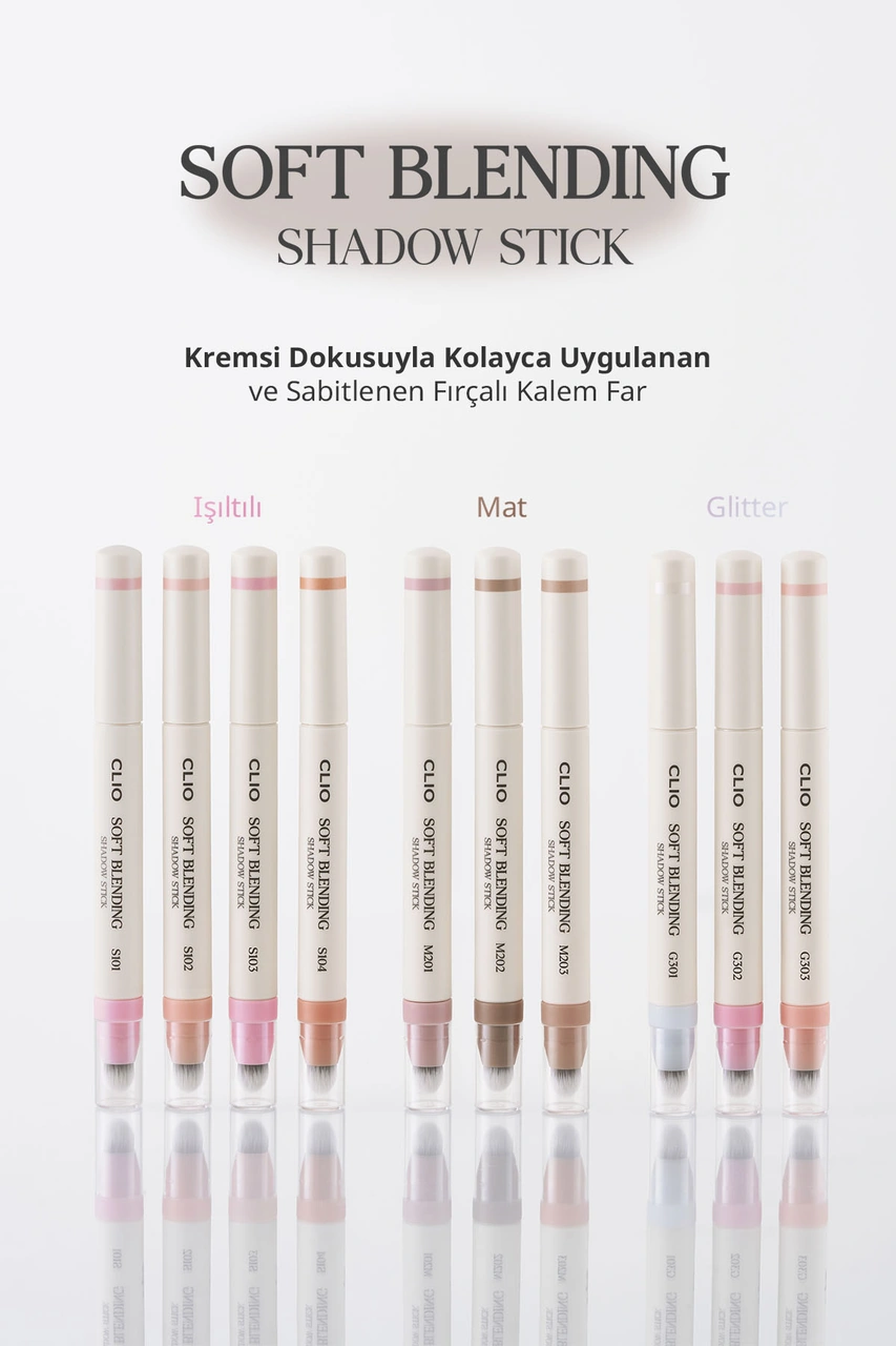 Clio Soft Blending Shadow Stick M202 Gray Fudge