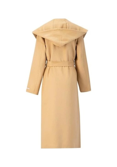 Armine Handmade Kapüşonlu Manto 24k8109 Camel Camel