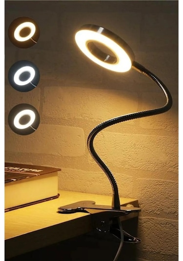 Unichrome Şiddeti Ayarlanabilir 3 Farklı Işık Renkli Çok Fonksiyonlu Akrobat Masa Lambası