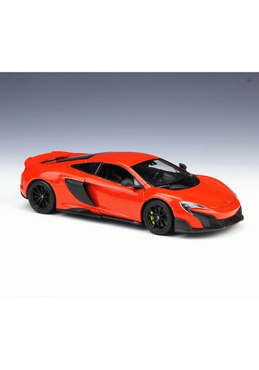 Welly 1/24 Mclaren 675lt Turuncu Metal Model Oyuncak Araba