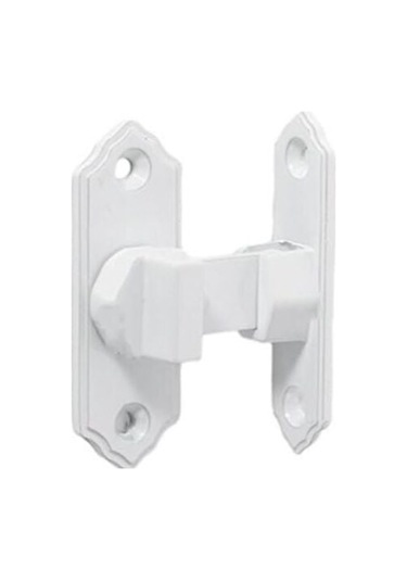 90 Derece Sürgülü Kapı Mandalı, Dik Açı Sürgülü Kapı Mandalı, 90 Derece Kapı Kilidi Mandalı Beyaz