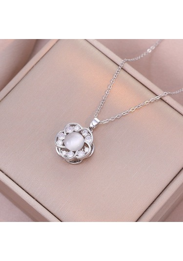 Bayan Kolye: Moda Estetiği Titanyum Çelik Kolye No.283 Çok REnkli