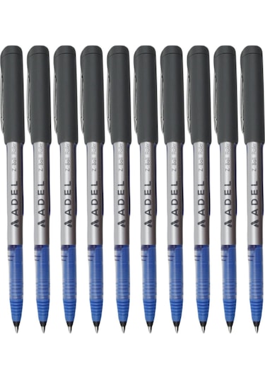 Adel Z-ball Roller Kalem 0.7 Mm Mavi 10 Adet