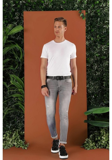 Denim Pnt 109 Gri Jean Pantolon Gri