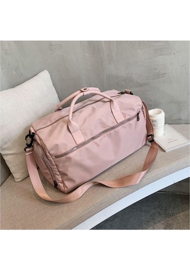 Novahub Islak/kuru Ayırma Seyahat Çantası, Spor Çantası, Kısa Mesafe Seyahat, Büyük Kapasiteli, Hafif Gri, El Bagajı, Polyester Gri