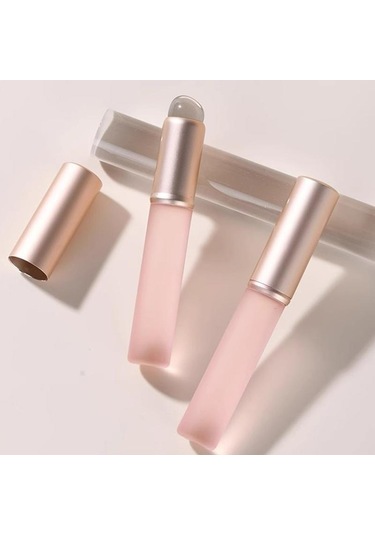 Silikon Yuvarlak Başlı Yumuşak Dudak Fırçası Pro Ruj Uygulaması Leke Fırçası Kızlar Kadınlar Kozmetik Araçları Makyaj Fırçaları