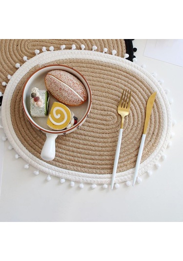 Homyl Tatil Festivali Fotoğraf Sahne Için Coaster Beyaz-oval Beyaz Oval Beyaz