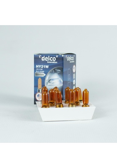 Delco U.s.a H21 Naturel Amber Park Ampulü 12 Volt 10 Adet Hy21w