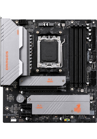 Dragos Gaming B650 4d 3x M.2 4x Ddr5 6000mhz Type-c Usb 3.2 Hdmi Dp 2.5 G.lan Am5 Matx Anakart