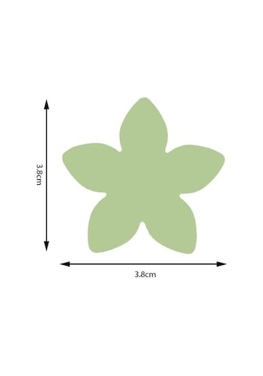 Kamei Şekilli Delgeç Çiçek Dar 3.8 Cm Km8815