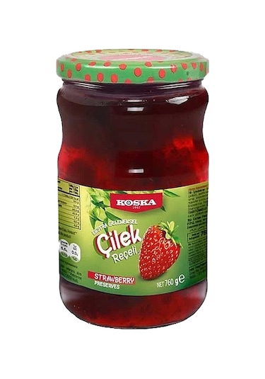 Koska Çilek Reçeli 760 Gr Ekstra Geleneksel X 2 Adet