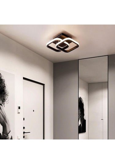 Double C Ac85-265v Metal Tavan Işık Kısılabilir Aydınlatma Koridor Koridor Giriş Yolu Koridor Armatürleri Akrilik Ev Kapalı Lamba Diğer