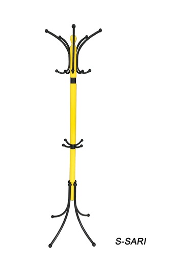 Tolunay Portmanto Ayaklı Askılık - Boyalı Yonca Model
