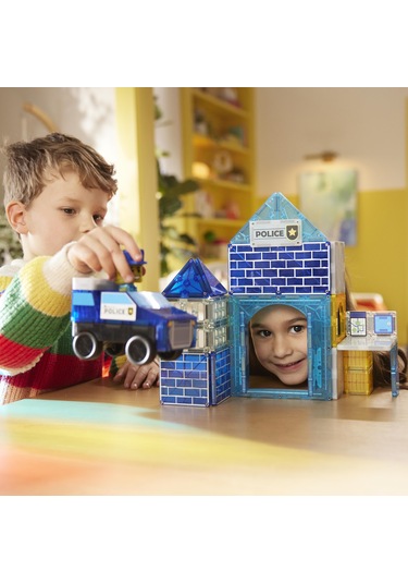 Magna-tıles - Police Station - 35 Parça