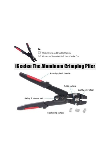 Dancemonkey Bakır-alüminyum Tel Halatlar İçin Kablo Kelepçeleri Sıkma Aletleri