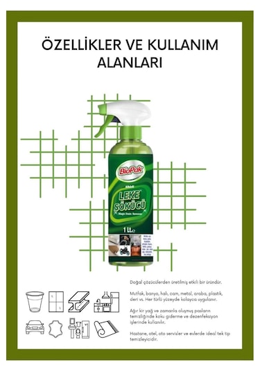 Biopak Leke Sökücü Sihirli Yeşil Güç