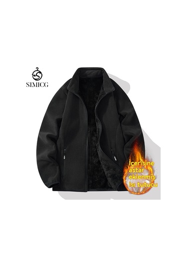 Erkek Polar Ceket Siyah