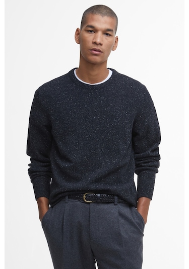 Barbour Tisbury Crew Kazak Bk31 Black Siyah