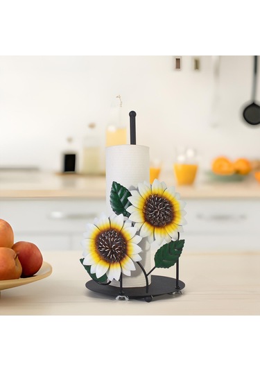 Homyl Ev İç Mekan Banyo Için Şık Ayçiçeği Peçetelik Çok Renkli