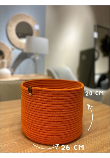 Rover Çok Amaçlı Düzenleyici Sepet, Saksılık, Organizer 20-26, Küçük Boy Turuncu