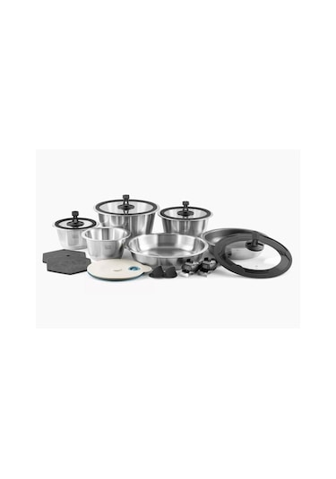 Leggno Cookvısıon 1058set17 17 Parça Tencere Seti