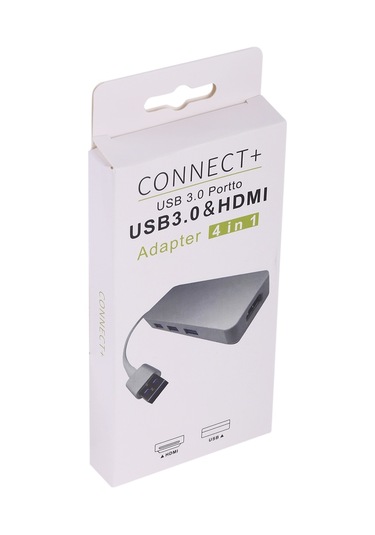 Sones 4'ü 1 Arada Usb 3.0 - 3 X Usb 3.0 + Hdmı Adaptörü Gümüş