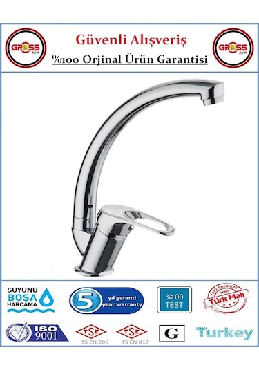Şenpres Hilal Mix Mutfak Evye Bataryası - 40'lık Kartuş