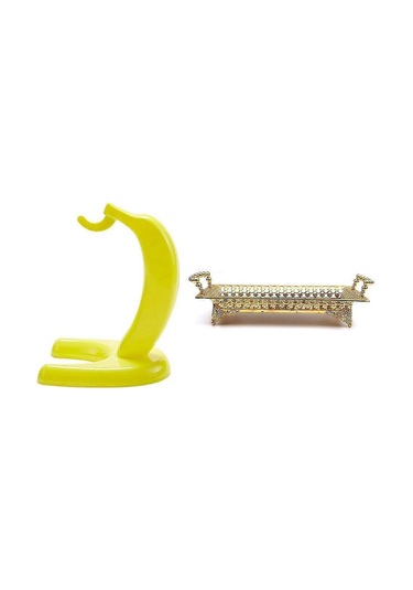 Adet Plastik Muz Askısı Zemin Modeli Meyve Tutucu Standı Ve 1 Adet Avrupa Narin Meyve Tabağı, Lüks